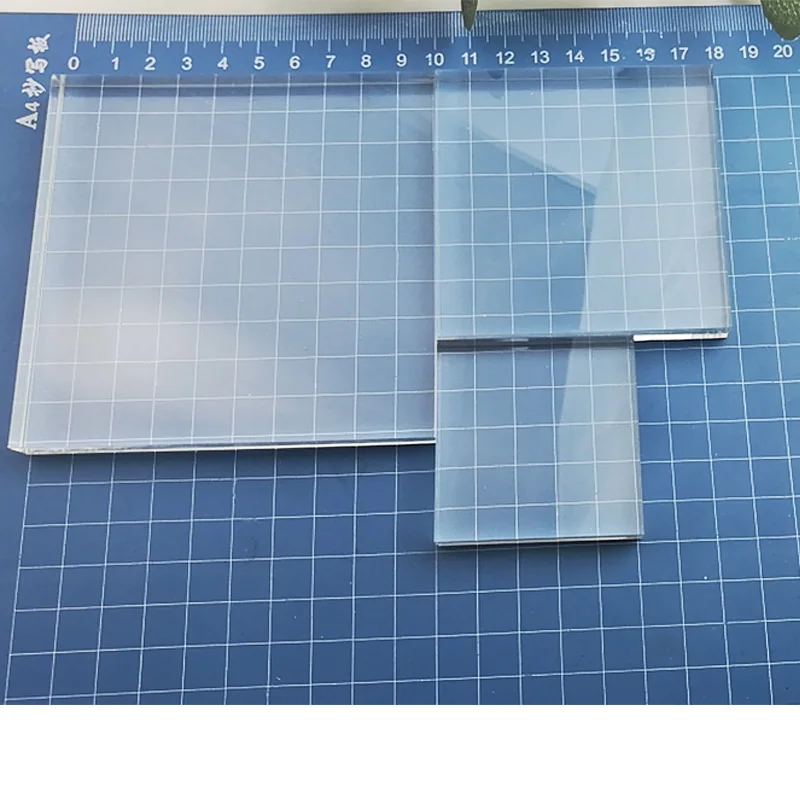 1 шт. прозрачные штампы акриловый блок шаблон для прозрачного штамп акриловая подкладка ручная работа Скрапбукинг декорирование инструменты штамповки