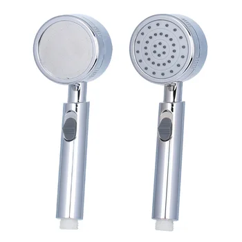 

Band Switch Functions Water-saving Shower Head With Hand-held Nozzle Stop Abs Plating Finished Bathroom Spray