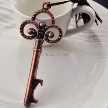 

200pcs/lot DHL Free shipping Antique Victorian key Bottle Opener wedding favors guest gift