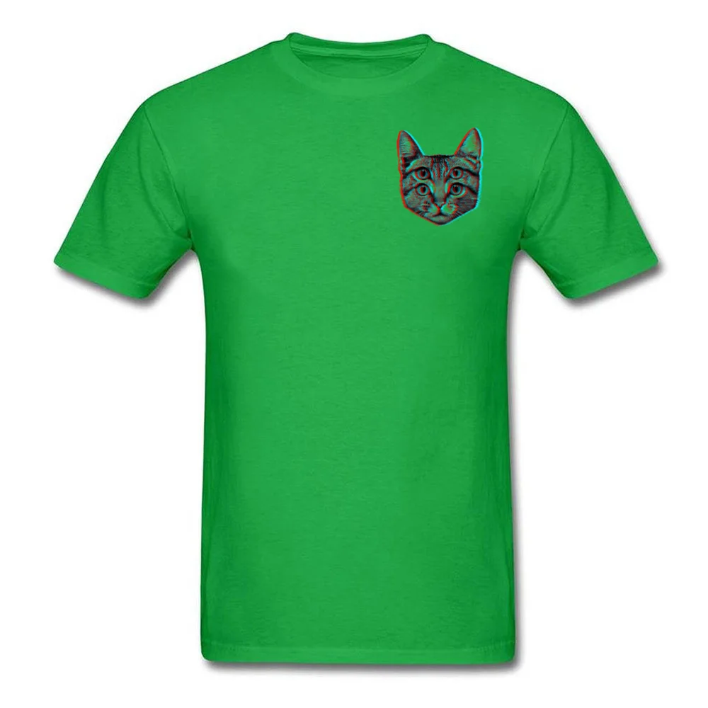 Psychedelic Brainsick Cat T Shirt Neko Rahman Kitten Animal Tshirts 3D bawełna odzież poliestrowa męskie białe topy Tees Miaow