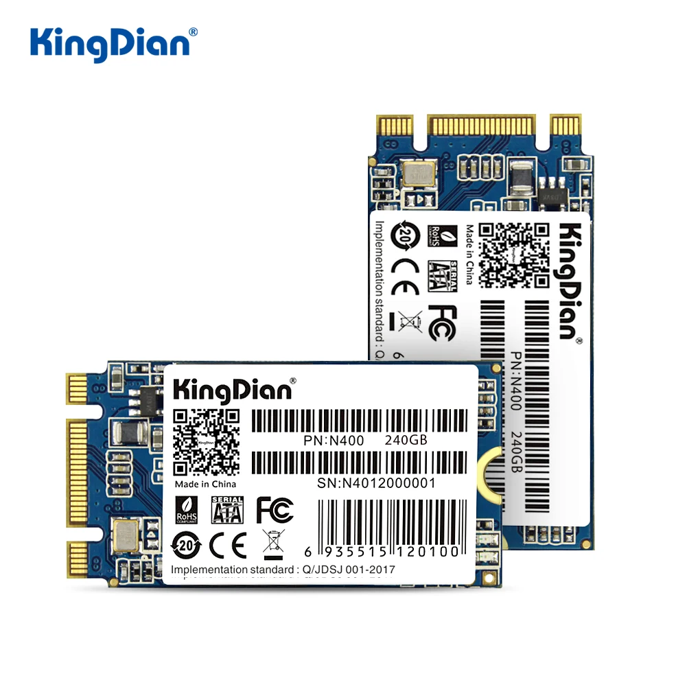 KingDian M.2 SSD 2242 32 ГБ 64 120 240 512 1 ТБ NGFF Внутренний твердотельный диск|Внутренние