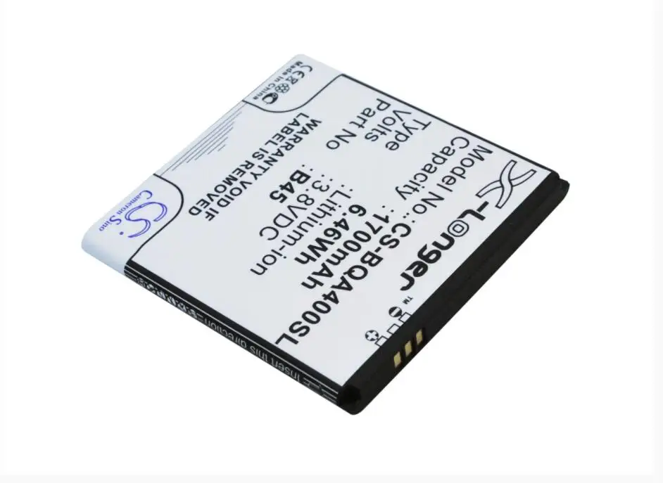 Cameron sino 1700 мА/ч, Батарея для BQ Aquaris 4 B45 BT-1500-252 для MALATA i10 B45 BT-1500-252 мобильный, смартфон, Батарея