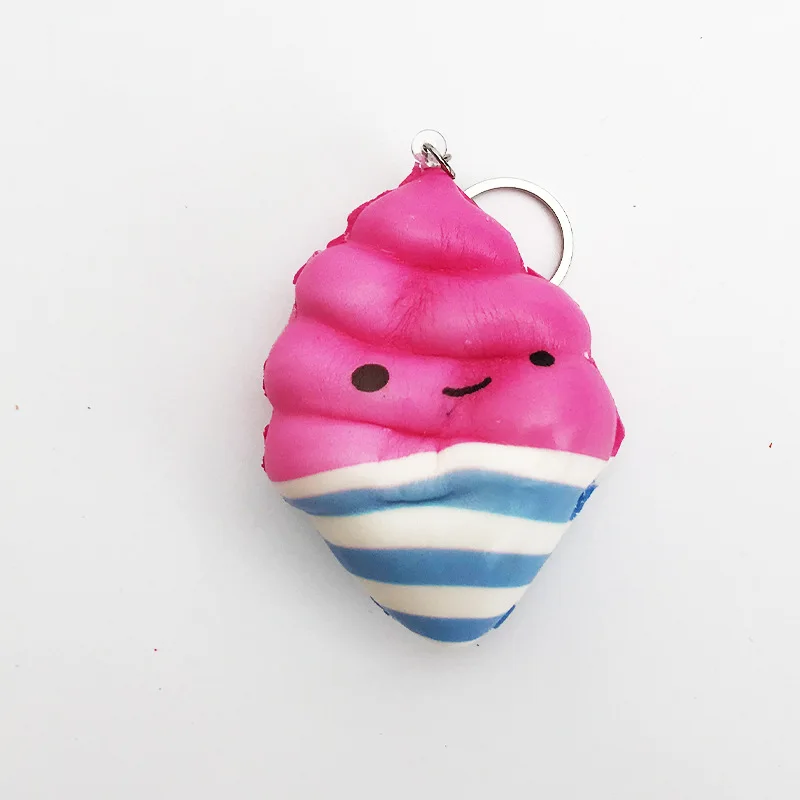 30pcs-rare squishy мороженое пончик торт медленно расправляющиеся мягкие игрушки телефон chams брелок squeeze подарок снятие стресса
