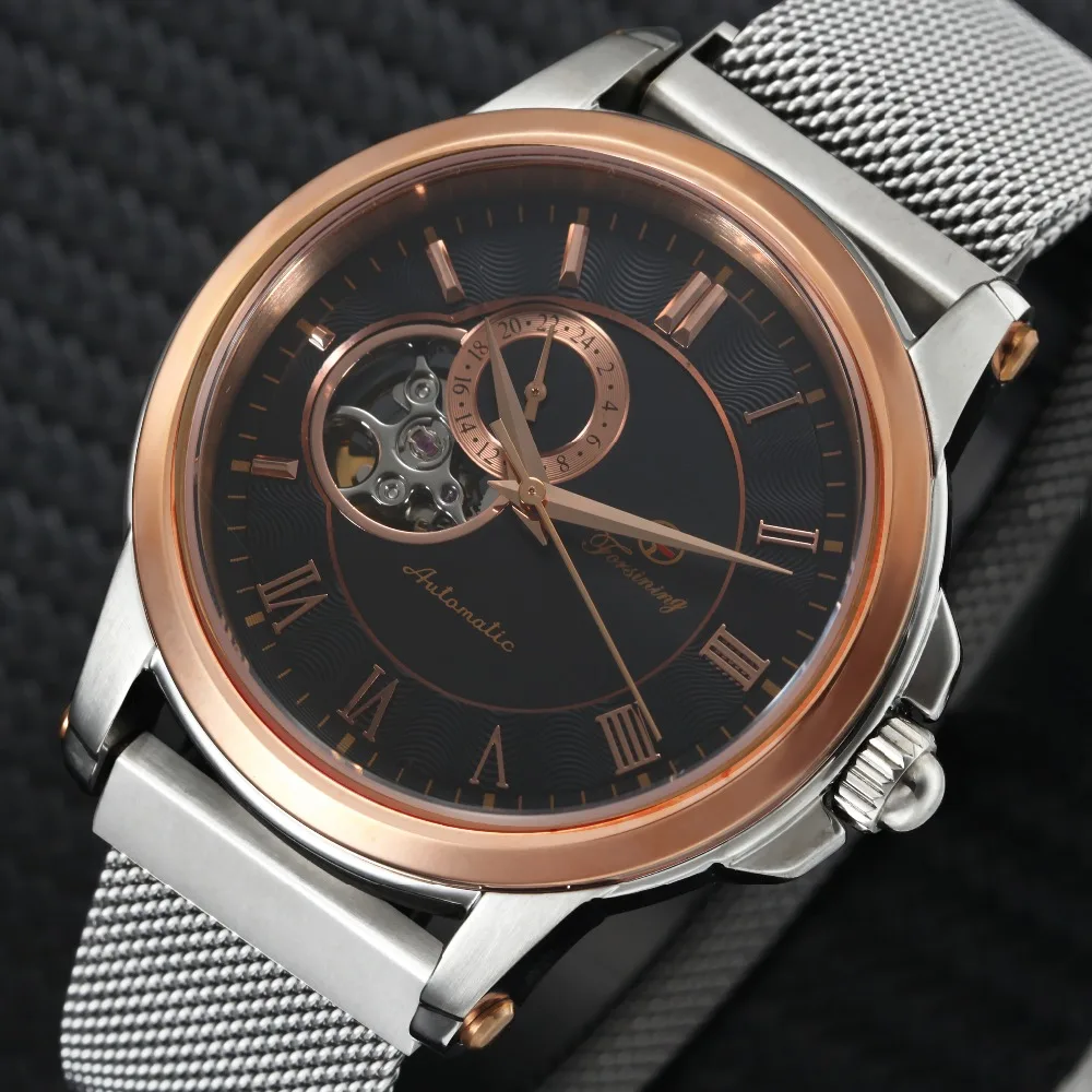 Top Brand Luxury Men s Automatic Mechanical Wristwatch 2018 FORSINING 