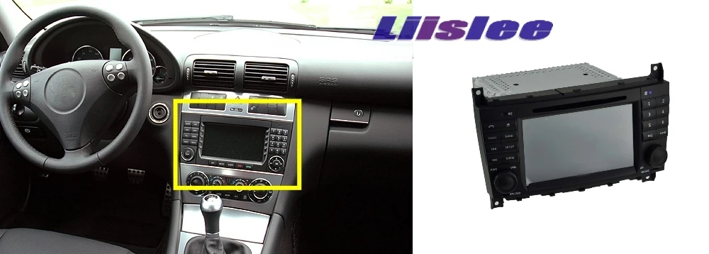 Clearance For Mercedes Benz C W203 CLK W209 CLS 2001~2011 LiisLee Car Multimedia TV DVD GPS Radio Carplay Original Style Navigation Navi 4