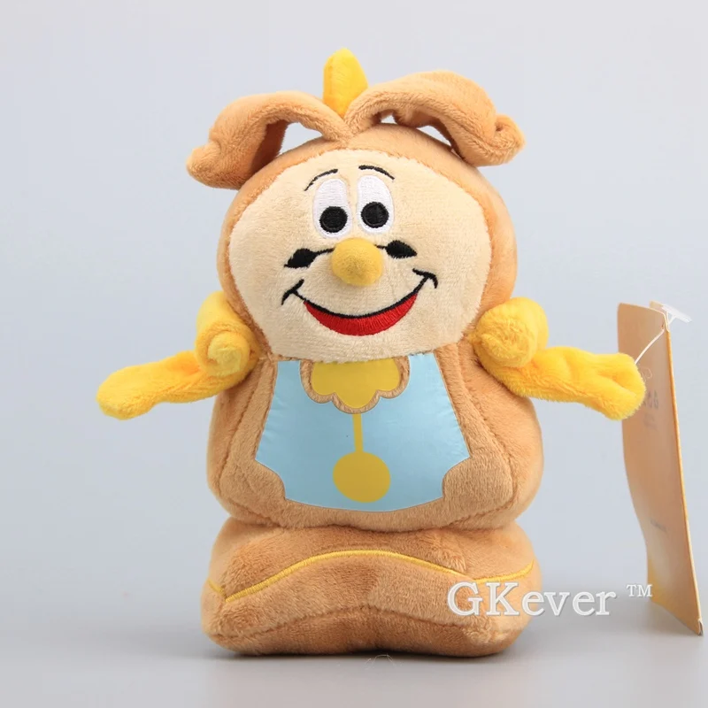 4 стиля плюшевая игрушка Красавица и чудовище Lumiere Chip Cogsworth часы домик мягкие