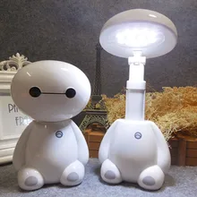 Creative LED USB Charging Energy Saving Night Light Telescopic Fold Child Cartoon Gift Night Light Mini Cute For Read Table Lamp easter gift usb silica led cartoon night light