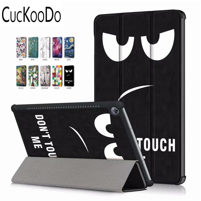 Ультра легкий Smart Cover Shell Тонкий Tri-fold Стенд Folio кожаный чехол для huawei M5 10,8 2018 выпуска