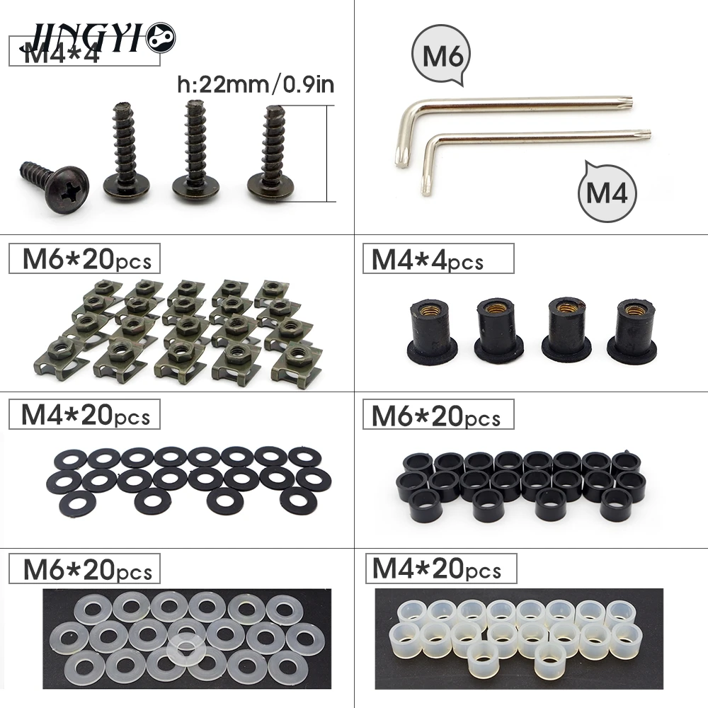 CNC moto rcycle крышка Полный комплект обтекателя мото сильные Болты Винты для yamaha 900 XT 660 mt-07 TMAX 530 R1 R1 2004 FZ6