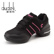 Sneakers Jazz Shoes Breath Soft Modern Dance Sports Hot-Sale Woman for EU35-44 Outsole