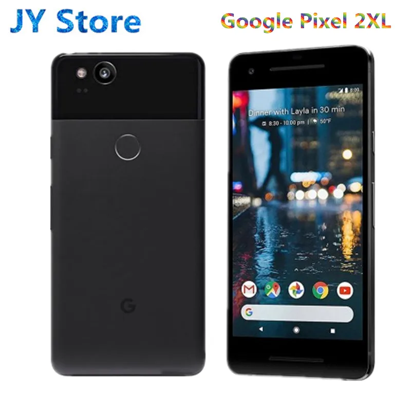 Абсолютно 6 дюймов Google Pixel 2 XL Чехол для мобильного телефона(версия ЕС) Snapdragon 835 Octa Core 4 Гб 64 Гб 128 отпечатков пальцев на Android с поддержкой 4G