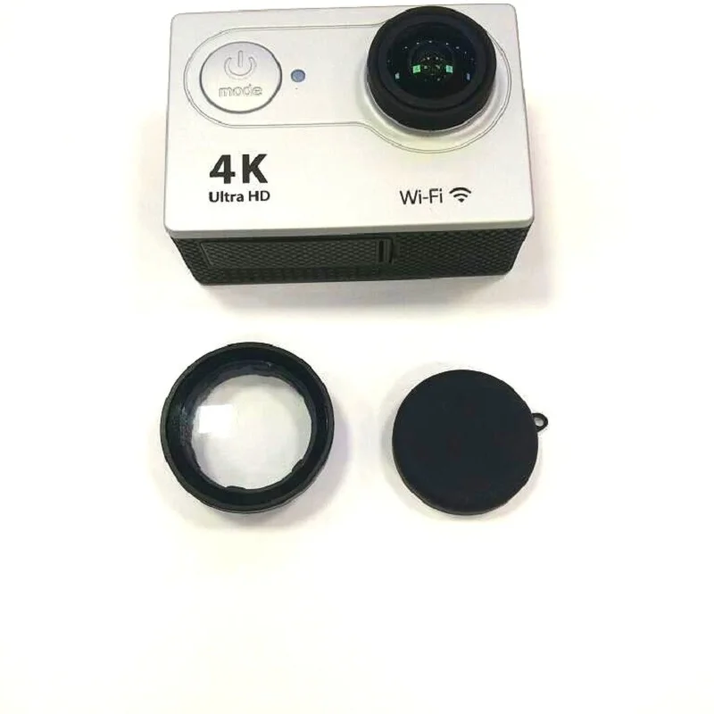 Clownfish for EKEN H9 H9R Anti Scratch Lens Glass UV Filter Lens Cap Silicone Protection Cover For Original EKEN Action Camera - ANKUX Tech Co., Ltd
