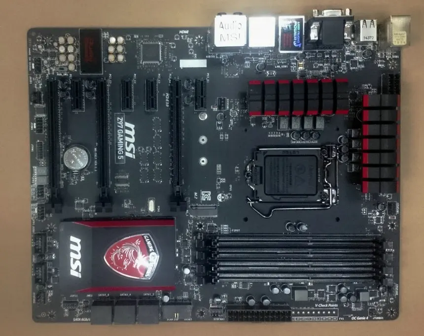  Free shipping original motherboard for MSI Z97 GAMING 5 LGA 1150 DDR3 HDMI VGA DVI USB3.0 32GB Z97 