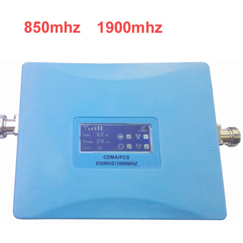 

Dual 850mhz CDMA repeater PCS 1900Mhz signal enlarger CDMA PCS 850mhz 1900mhz signal enlarger LCD display function