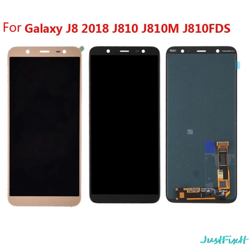 For Samsung Galaxy J8 2018 J810 SM J810 LCD Display touch Glass screen ...