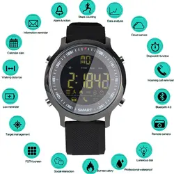 2019 Смарт-часы для мужчин для женщин Bluetooth Шагомер Секундомер водостойкий цифровой светодиодный Электроника спортивные часы для мужчин