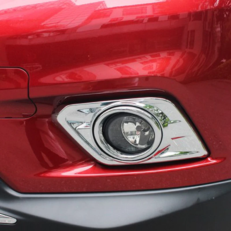 

Free Shipping High Quality ABS Chrome Front Fog lamps cover Trim Fog lamp shade Trim For Nissan X TRAIL X-trail Xtrail ROGUE