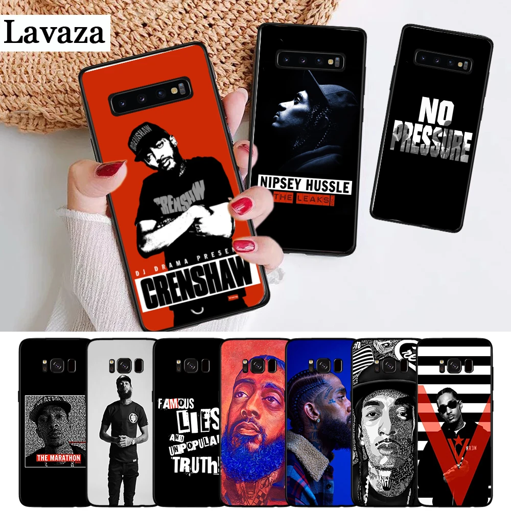 

Lavaza Rapper Nipsey Hussle Silicone Case for Samsung S6 Edge S7 S8 Plus S9 S10 S10e Note 8 9 M10 M20 M30