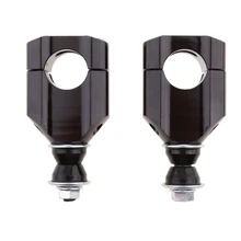 1 Пара CNC анодированный алюминиевый Универсальный мотоциклетный руль крепление зажимной подъемник для 1 1/" 28 мм руль Новинка