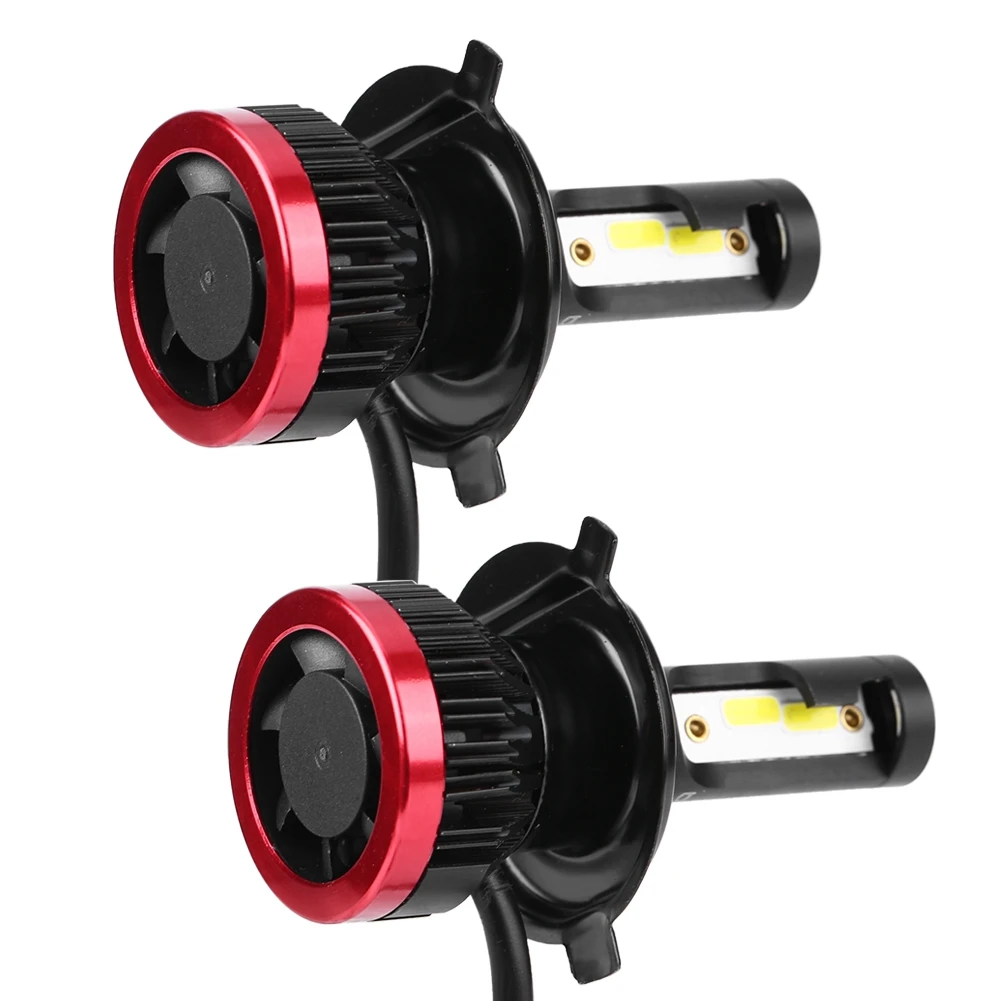 2 шт HB2 H4 9003 9-32 V 55 W 6000LM автомобилей Яркий светодиодный лампы для фар Accesorios Automovil ото Аксесуар автомобилей