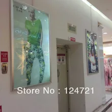 Сверхтонкий светодиодный рекламный лайтбокс с защелкой