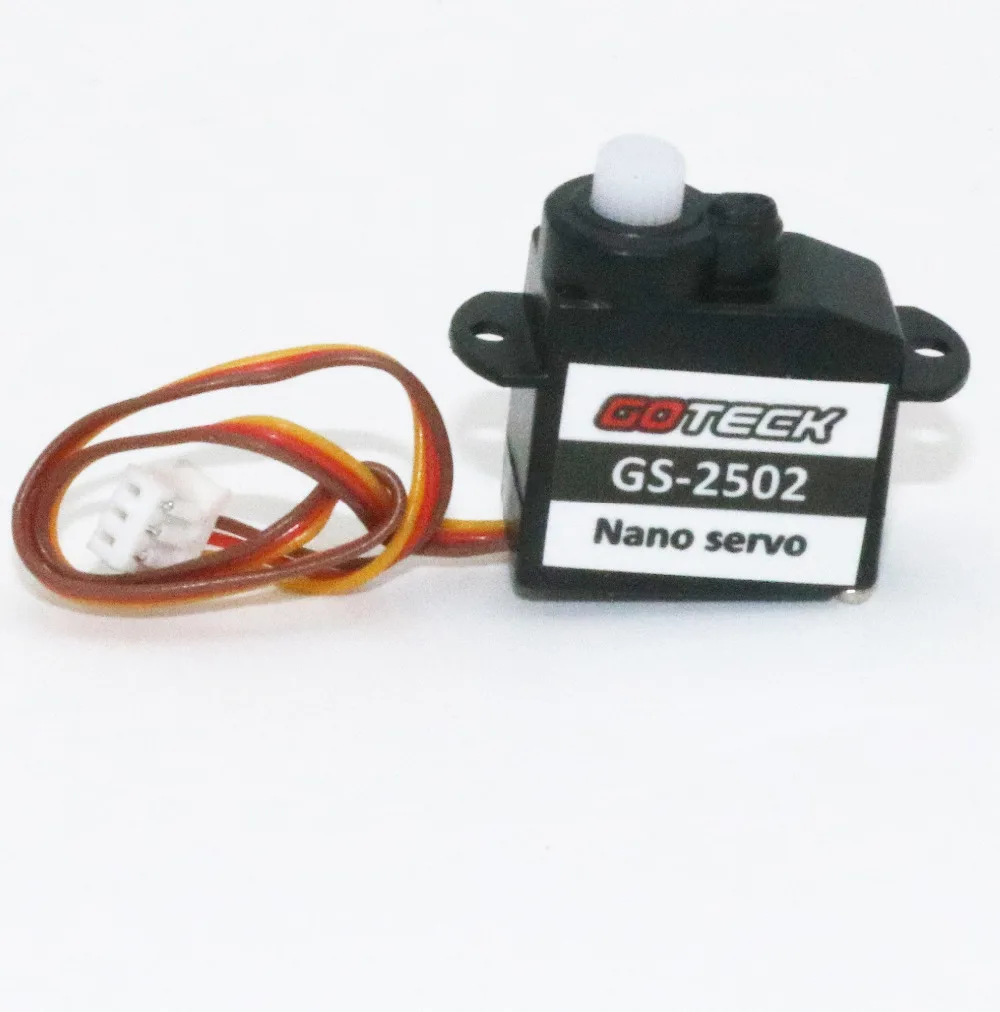 4 шт./лот GOTECK GS 2502 пластик сервопривод 2 2g Gotek для Trex Heli Rc автомобиль грузовик