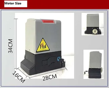 

Automatic Sliding Gate opener gate system motor set for 1500kg sliding gate with 2 remote controllers LT-750