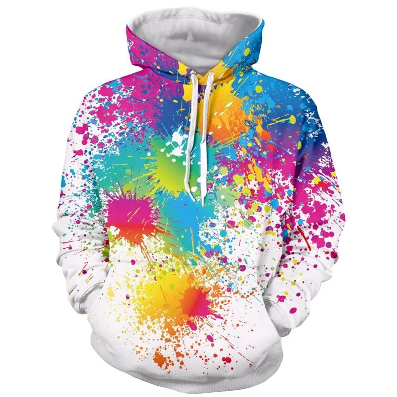Men Women Fashion Brand hoodies Paint Splatter 3D All Over Print Hip Hop Casual Hoodie Hipster Rainbow 3d hooded sweatshirt Men Women Fashion Brand hoodies Paint Splatter 3D All Over Print Hip Hop Casual Hoodie Hipster Rainbow 3d hooded sweatshirt