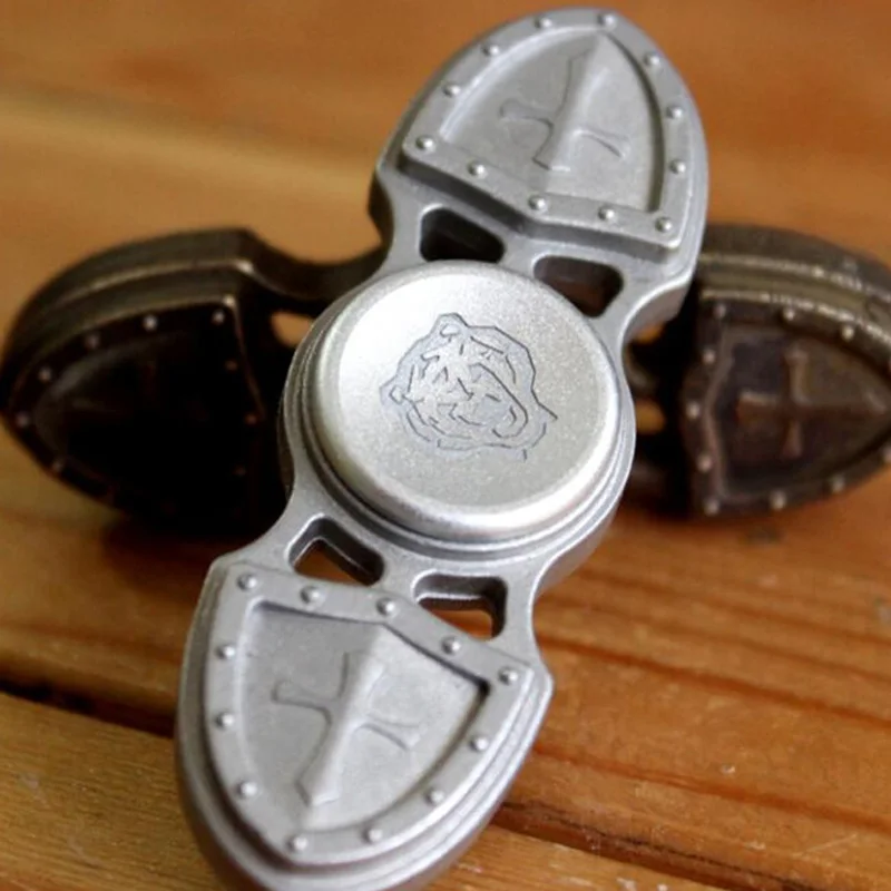 

US Stock Tri-Spinner Fidget Toy Stainless Steel EDC Hand Spinner For Autism And ADHD Dropshipping