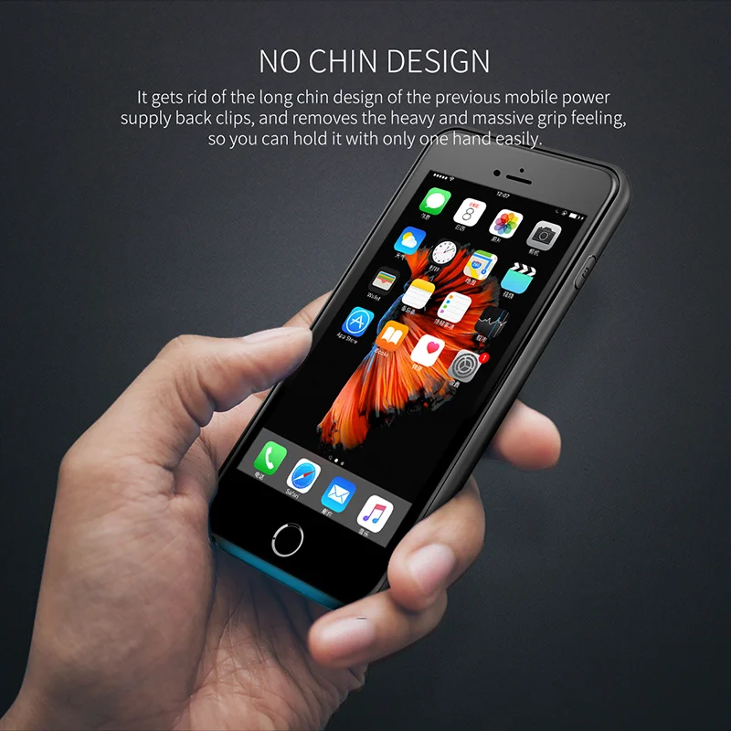 Baseus Battery Charger Case For iPhone 6 6s 7 Plus 2500/3650mah Power Bank Case Ultra Slim External Backup Battery Charging Case