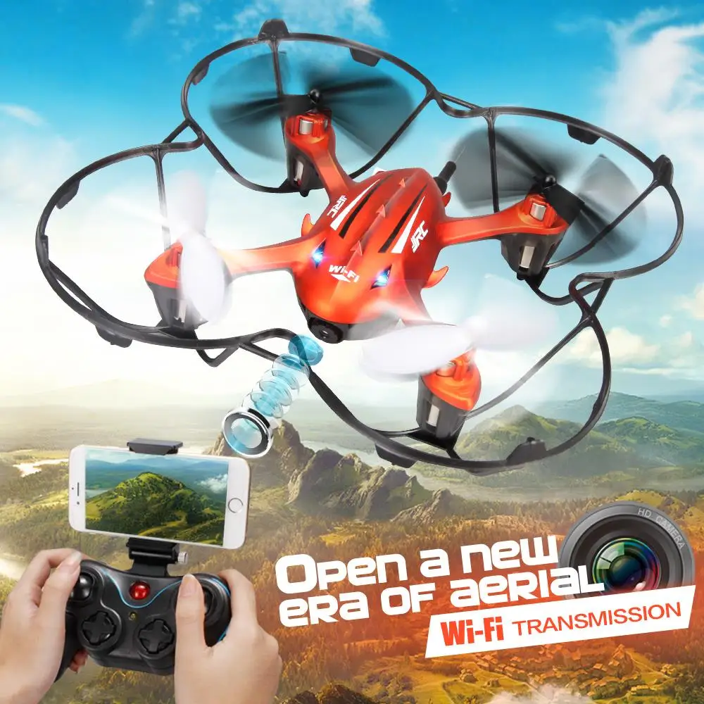 

New Original JJRC H6W 2.4G 4CH 6-Axis Gyro RC FPV Quadcopter Real-time Transmission RC Wifi Drone with 2.0MP HD Camera