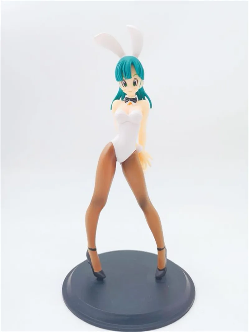Anime Dragon Ball Z Bulma Action Figure Toys Bunny Girl Bulma Black White Rabbit Girl Figuras Doll Brinquedos Gift 18cm (7)