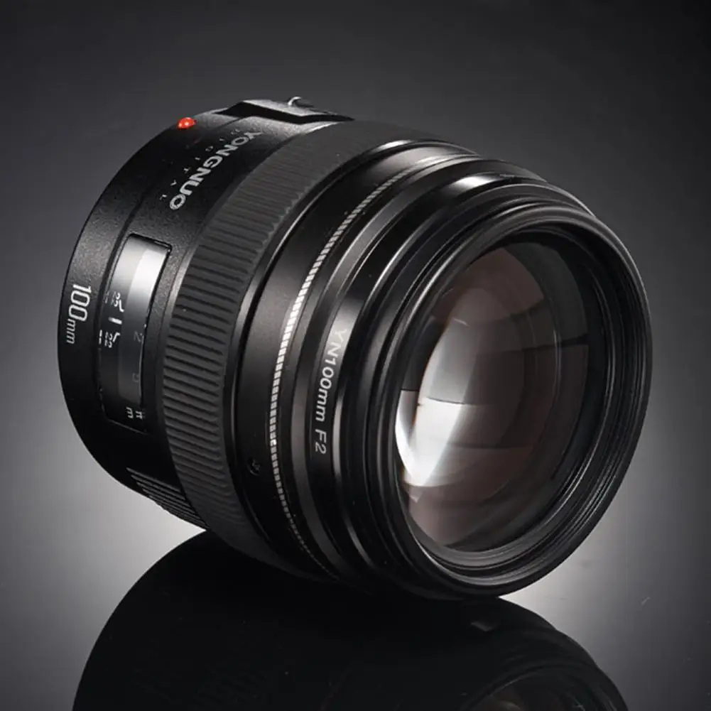 YongNuo YN100mm F2 Medium Telephoto Prime Lens with AF MF 100mm Fixed