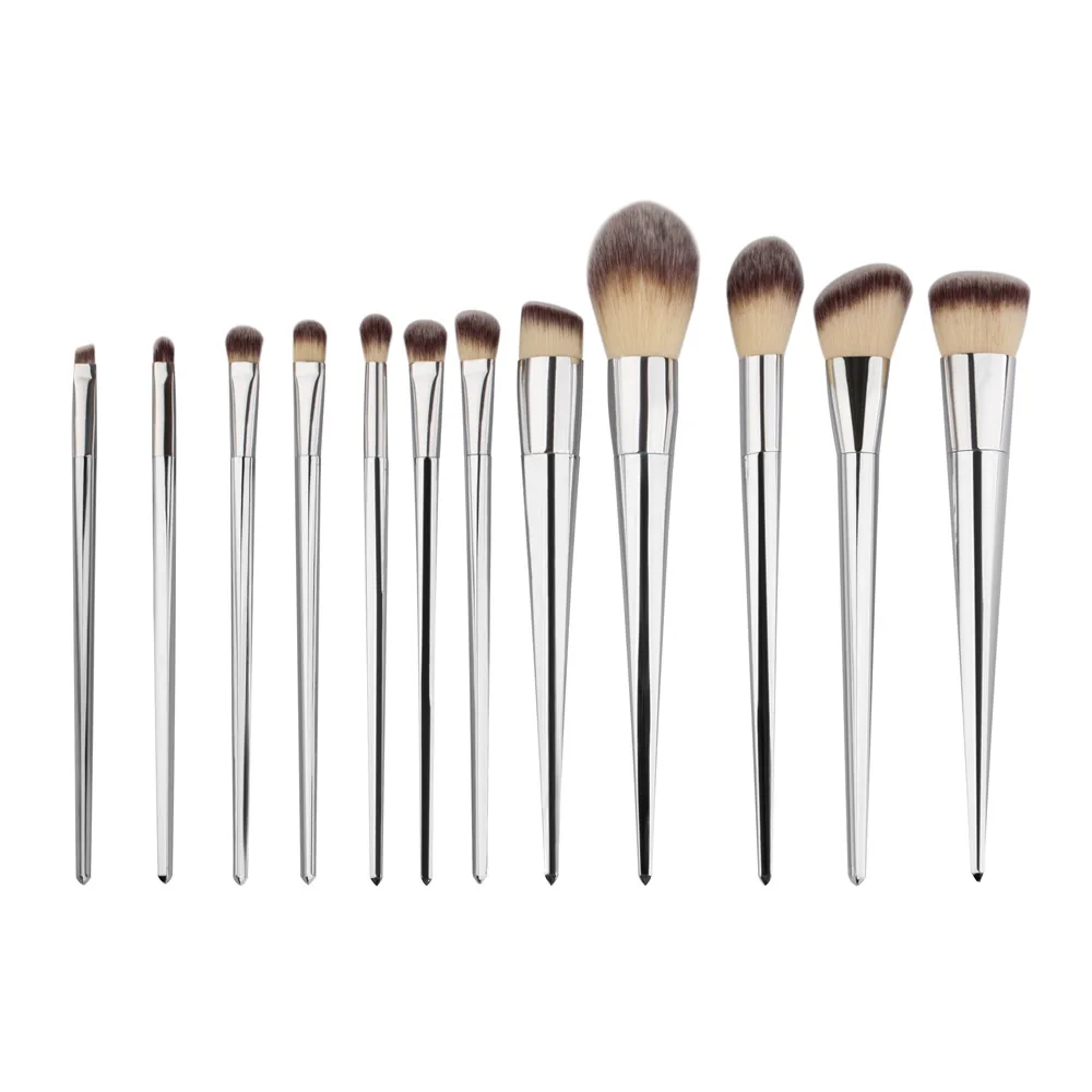 Buy Hot Sale 12Pcs Makeup Brushes Set Nylon Hair tools Cosmetic Foundation