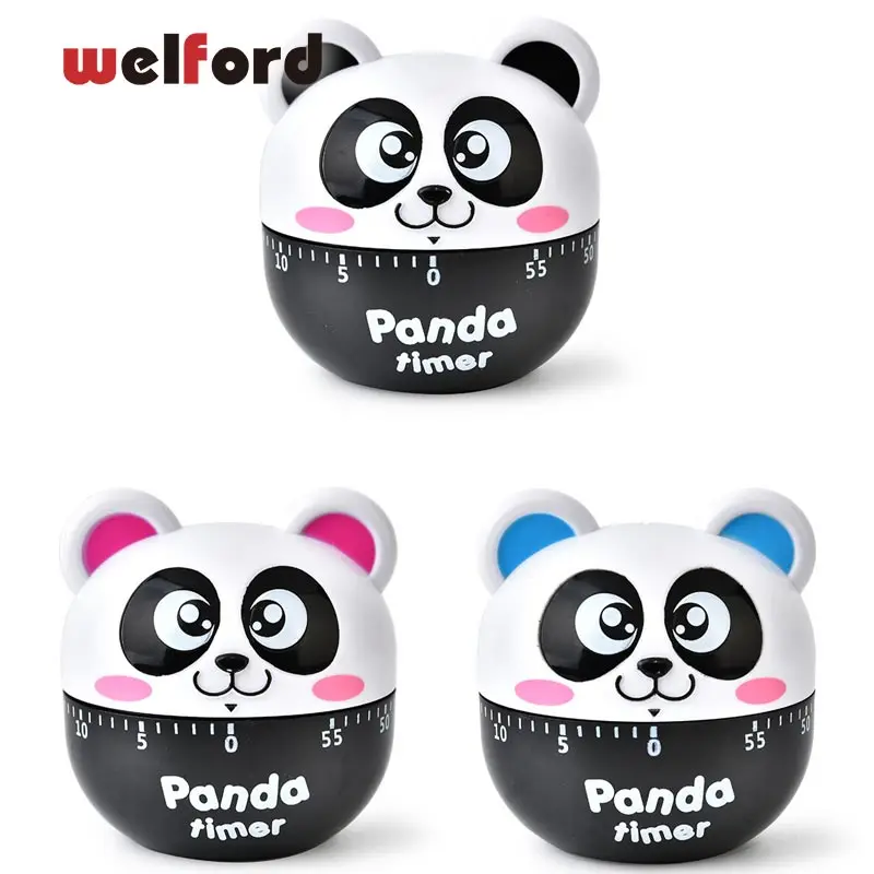 Creative panda Kitchen Timer Stopwatch Cook Reminder Hours Minutes Timing Alarm Clock Mechanical Countdown tool | Дом и сад