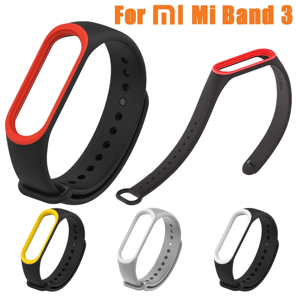

OTOKY 4 Colors Soft Silicone band 2 bracelet Sport Watch Band Replacement Bracelet Strap For Xiaomi Mi Band 3 EY14
