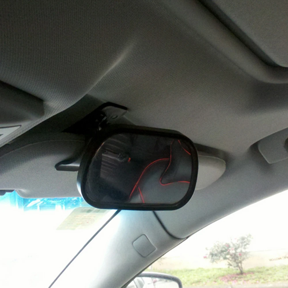 LEEPEE автомобильное детское зеркало для детского сиденья, безопасное детское зеркало заднего вида, Универсальный подголовник, внутреннее зеркало, черное автомобильное Стайлинг