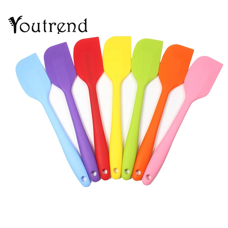 Colorful High Temperature Resistance Silicone Spatula Baking Rubber