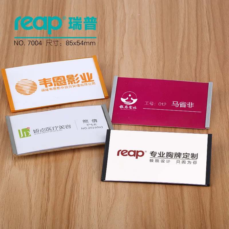 10pcs 1 Lot Reap7004 Abs 90 54mm Magnetic Name Tag Badge Holder 10pcs 1 Lot Reap7004 Abs 90 54mm Magnetic Name Tag Badge Holder Magnet Badges Card Id Holders Work Employee In Accessories From Office