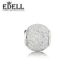 EDELL 100% 925 пробы серебро 1:1 из натуральной 796016 мудрость серебряный шарм серии E оригинальный Для женщин свадебные Винтаж ювелирные изделия