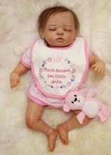 High quality baby doll reborn toys 20″ silicone reborn dolls sleeping newborn babies real dolls bebe alive reborn bonecas