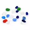 Perles en verre pour la plage en mer, 20 pièces, couleurs mélangées, pour bricolage, bijoux, pendentif, décoration, 10-16mm, pour boucles d'oreilles, collier, Bracelet, Shellhard ► Photo 2/5