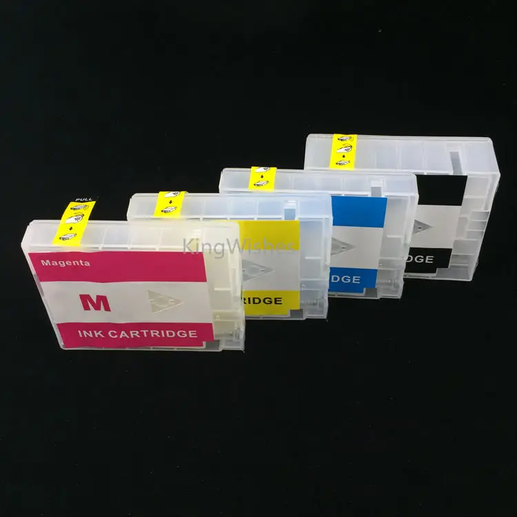

New!!! 4PCS/Set PGI2500 PGI2500XL Empty Refillable Cartridge With Chip For Canon MAXIFY MB4050 MB5050 MB5350 Inkjet Printer