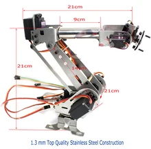 Fully Assembled 6 Axis Mechanical Robotic Arm Clamp for Arduino, Raspberry mor Dhl free shipping in some areas