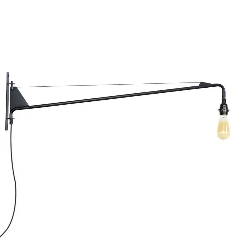 Industrial French Design Suspension Wall Light Luminaire Jean Prouve Wall Light LOFT Retro-Wall Lamp-Aisle-Long Rod Cantilever LED Wall Mounted Sconce (18)