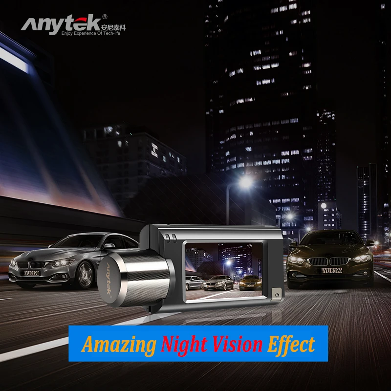 2018 оригинальный высококачественный автомобильный видеорегистратор Anytek G100 1080P FHD