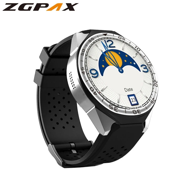 ZGPAX 3G Android Smart Watch S99C Wristwatch 1GB Ram 16G Rom MTK6580 Quad Core 5.0MP Camera Pedometer Heart Rate Wifi GPS SIM |