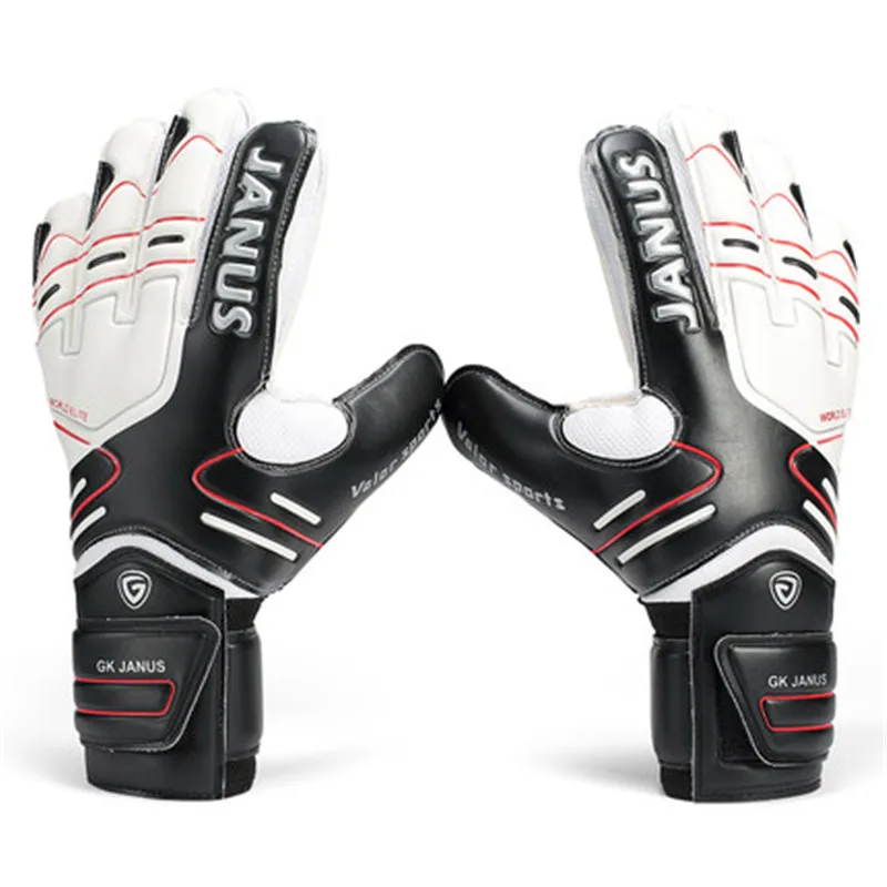 

Full latex mesh goalkeeper gloves professional football goal keeper 4mm thicken finger protection guard goalie soccer gloves