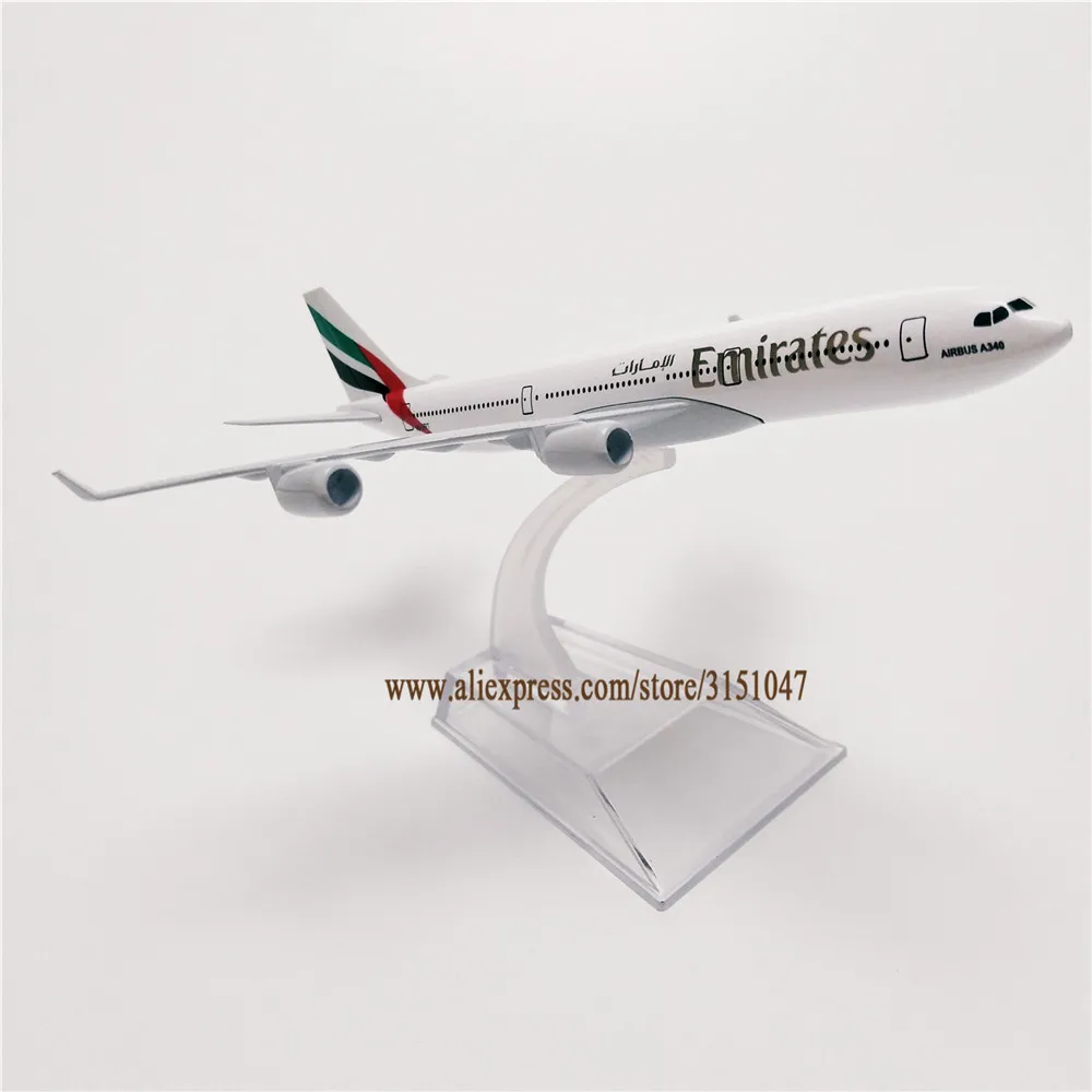 16 см сплав металла Air Emirates Airlines модель самолета ОАЭ A340 Airbus 340 Airways модель самолета подарки