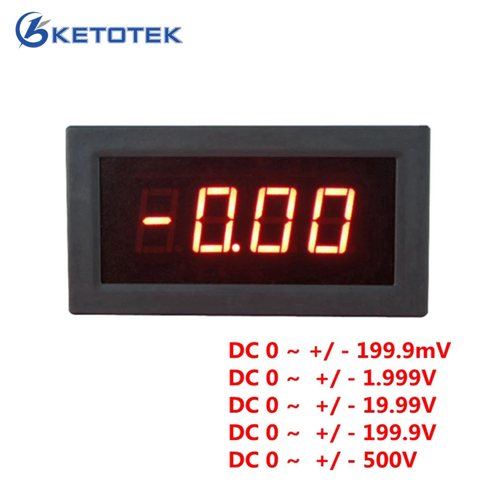 

0.56"Red LED display DC voltage meter voltmeter high accuracy meter can test positive and negative voltage 5V power supply